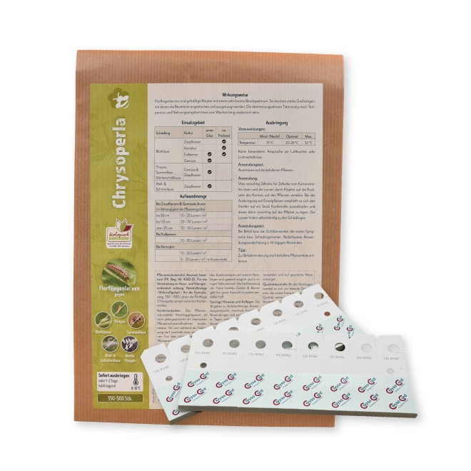 Chrysoperla - Florfliegeneier gegen diverse Schädlinge 1 ChrysoCard
