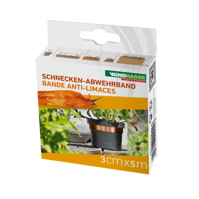 Schneckenkupferband - zur Fernhaltung von Schnecken