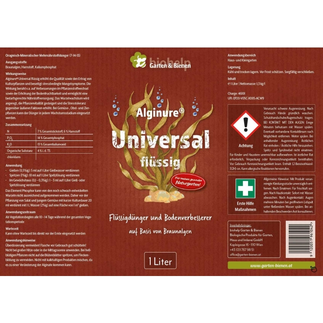 Alginure® Universal flüssig - Braunalgendünger I 1 l