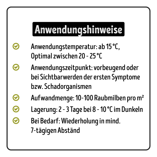 Cucumeris - Raubmilben gegen Thripse, Tee- & Erdbeermilben 1 Säckchen