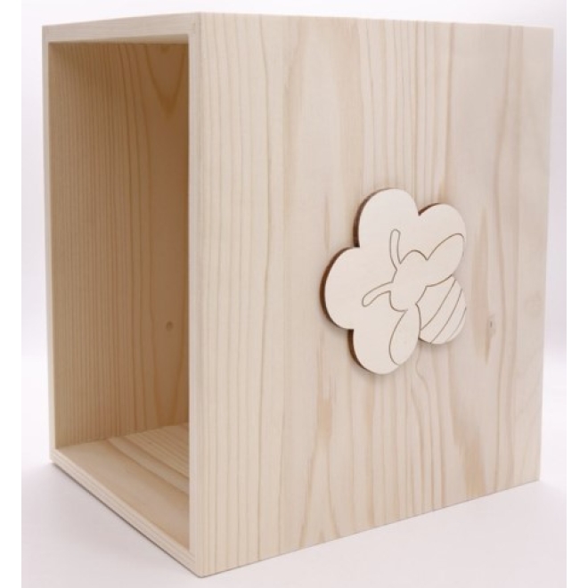 Woody Wildbee - Holzrahmen für Wildbienen Nistblock