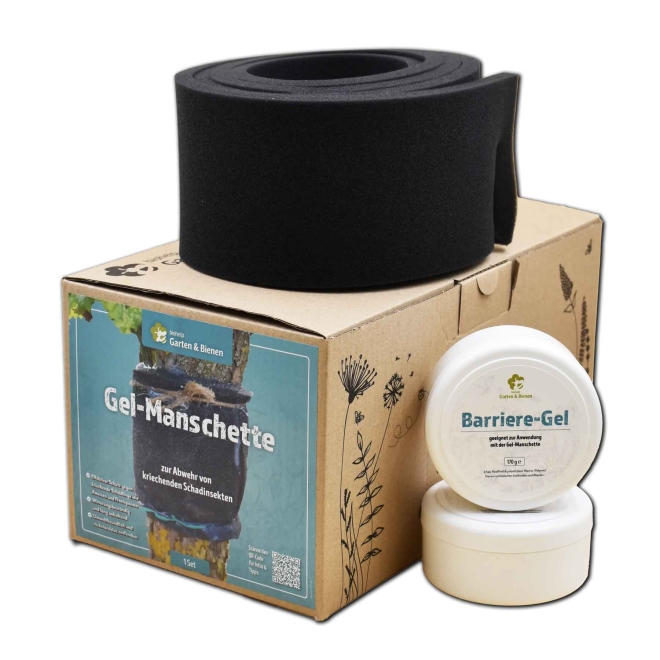 Gel-Manschette Set (2x Barriere-Gel + 1x Schaumstoff-Streifen)