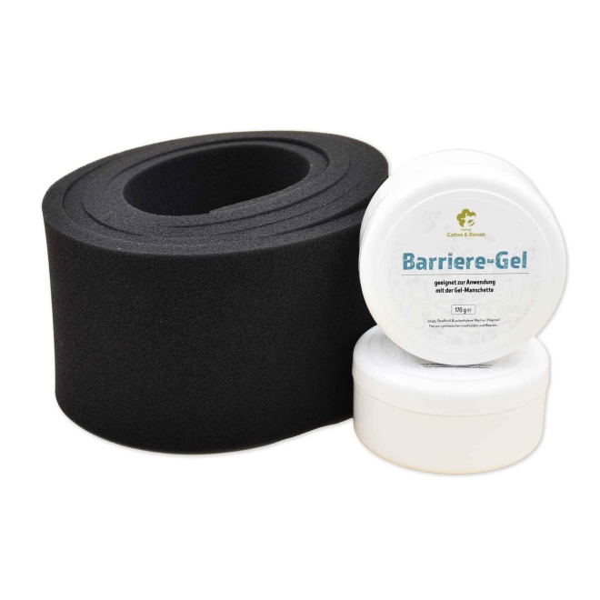 Gel-Manschette Set (2x Barriere-Gel + 1x Schaumstoff-Streifen)