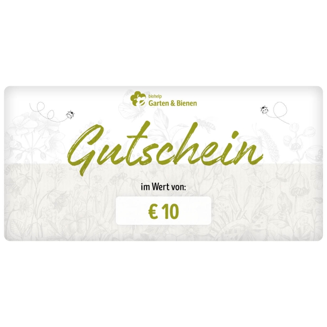 Webshop Gutschein € 10