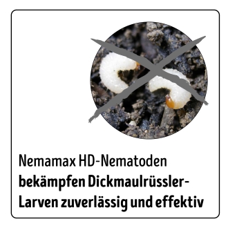nemamax - HD-Nematoden gegen Dickmaulrüssler-Larven für 200 m²