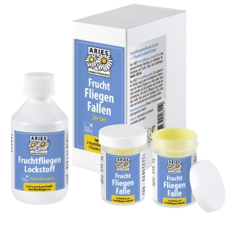 Fruchtfliegenfallen Set - zur Bekämpfung von Fruchtfliegen | Set