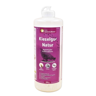 Kieselgur Natur - gegen rote Vogelmilbe, Ameisen & div. Lästlinge | 200 g