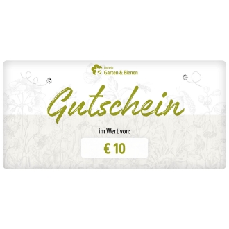 Webshop Gutschein € 10